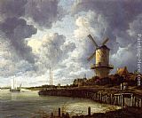 Jacob van Ruisdael Mill at Wijk near Duursteede painting